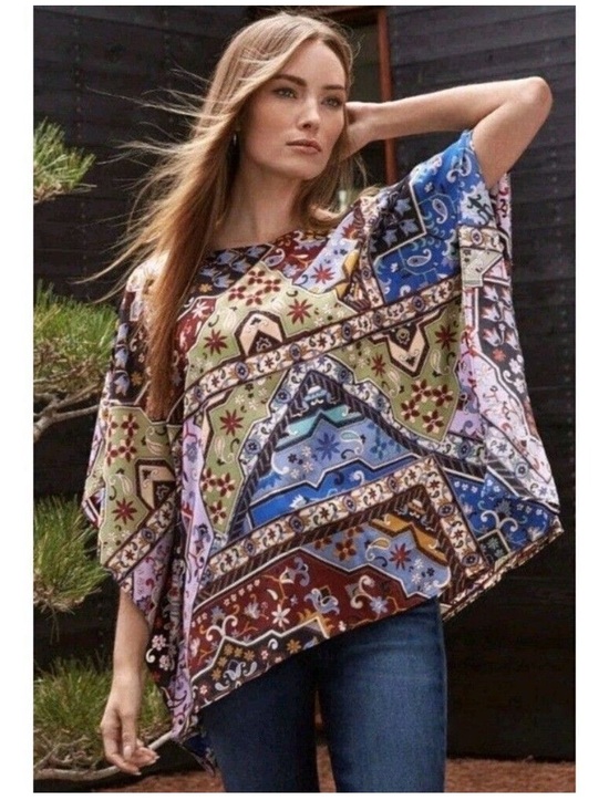 Johnny Was Tops - Johnny Was Women's Miklos Easy Silk Top